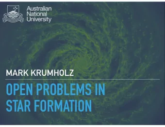 OPEN PROBLEMS IN  STAR FORMATION  OUTLINE  OUTLINE: THE BIG QUESTIONS  Regulation of the star