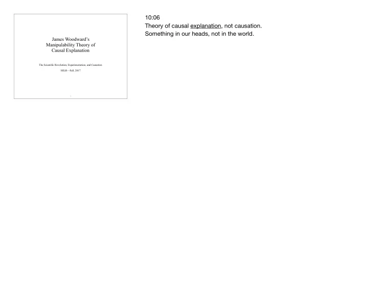 10 06 theory of causal explanation not causation
