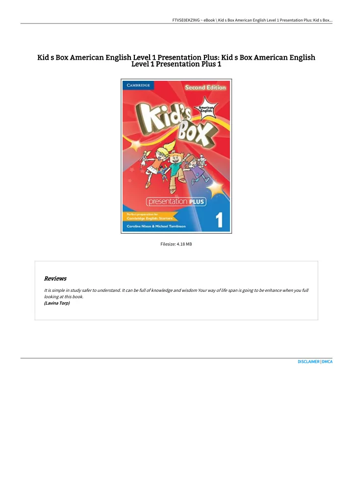 kid s box american english level 1 presentation plus kid