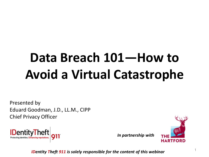 avoid a virtual catastrophe