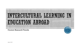 Current Research Trends  Laux, 2019  The Good News  The Bad News  Researchers can