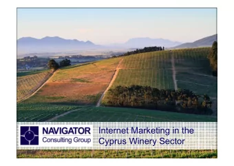 Internet Marketing in the  Cyprus Winery Sector  1.966 bln internet users worldwide  58.4%
