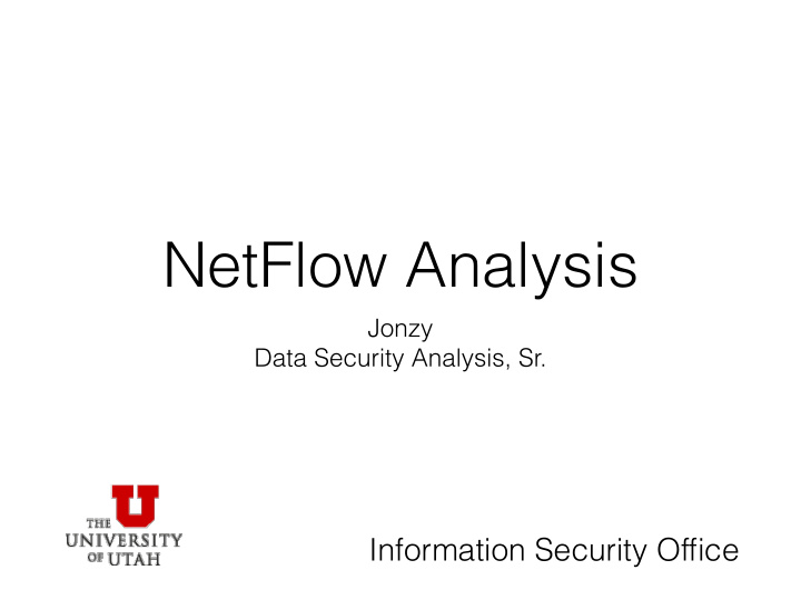 netflow analysis