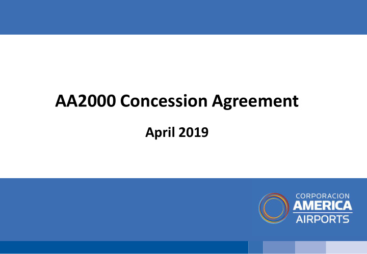 aa2000 concession agreement