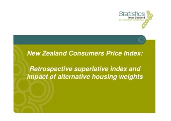 New Zealand Consumers Price Index:  Retrospective superlative index and  impact of alternative