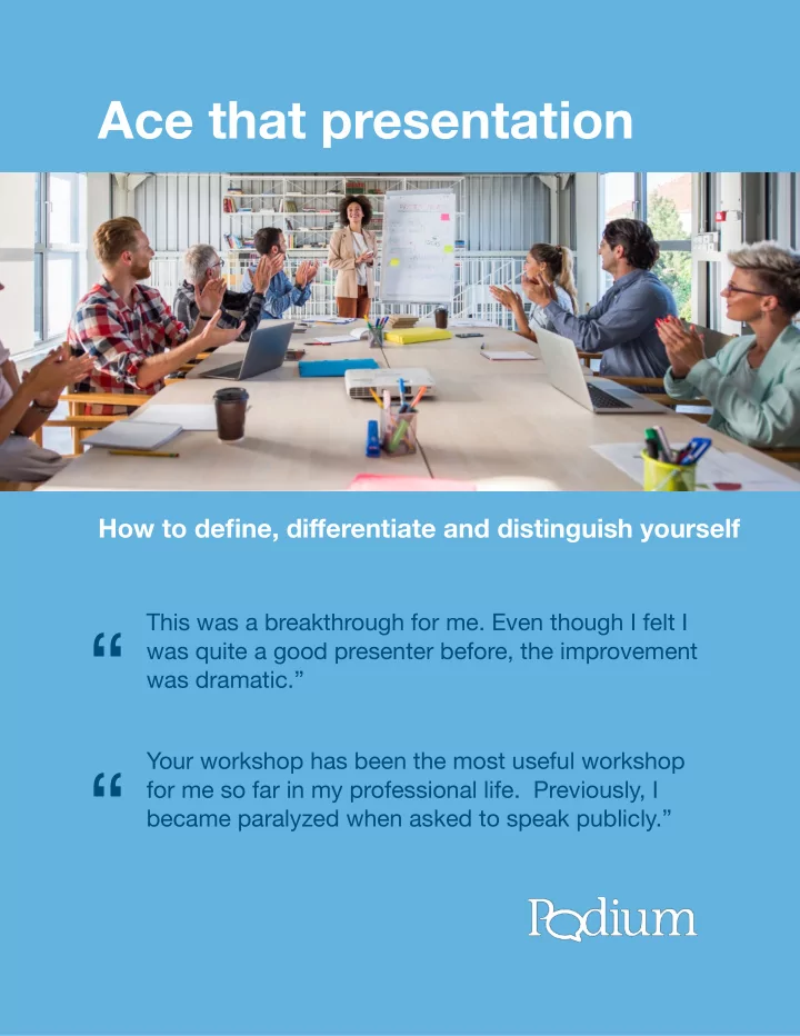 was quite a good presenter before the improvement was
