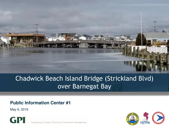 chadwick beach island bridge strickland blvd over