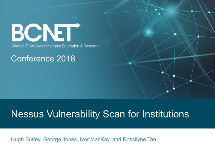 nessus vulnerability scan for institutions