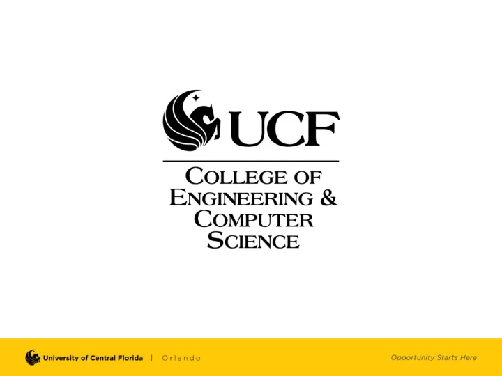college of engineering and computer science university of