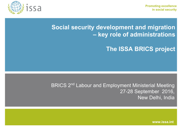 social security development and migration key role of