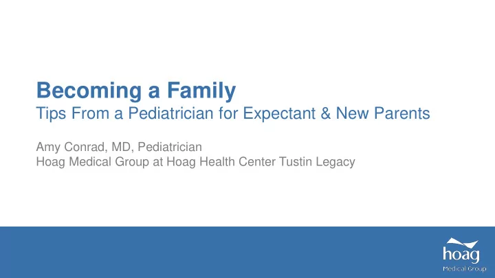 becoming a family