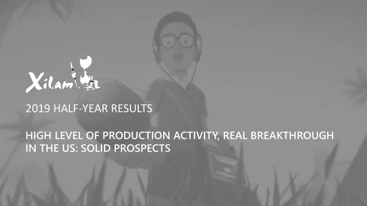 2019 half year results