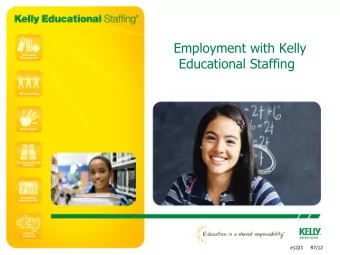 Employment with Kelly  Educational Staffing  e1223     R7/12  Pay Rate Grid  Job Title  Pay Rate