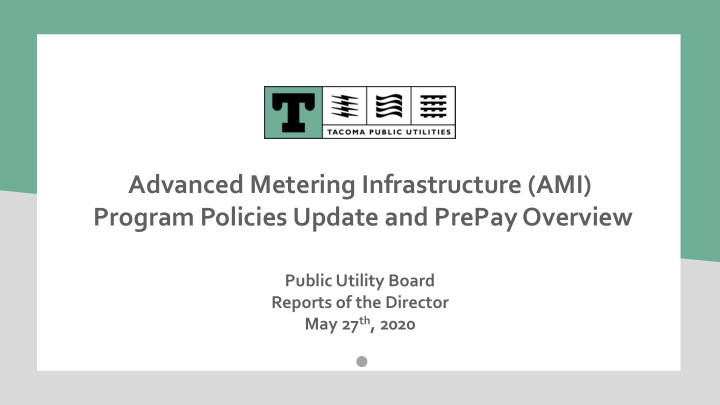 advanced metering infrastructure ami