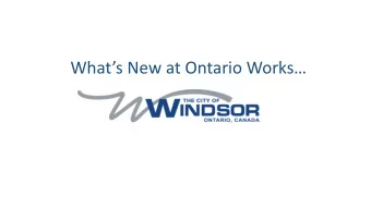 Whats New at Ontario Works  The Social Assistance Service Modernization Strategy, initiated