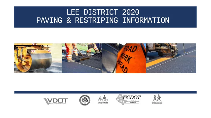paving restriping information vdot paving