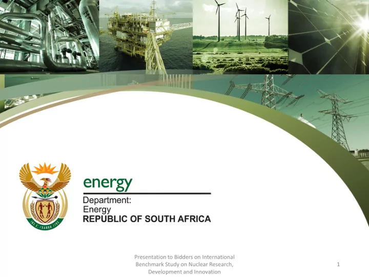 benchmark study on nuclear research 1