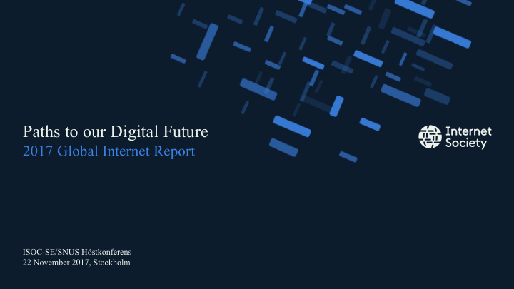 paths to our digital future