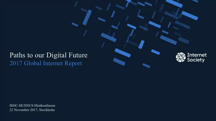 paths to our digital future