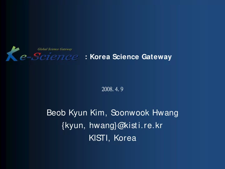 beob kyun kim s oonwook hwang kyun hwang kisti re kr kis