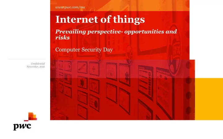 internet of things