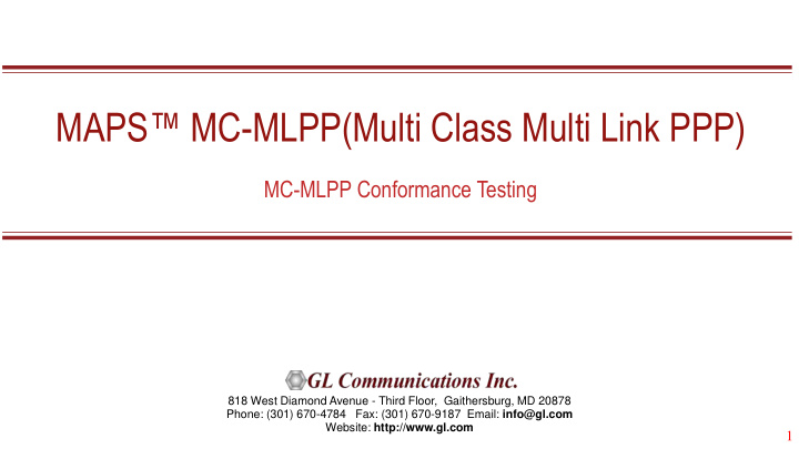 maps mc mlpp multi class multi link ppp