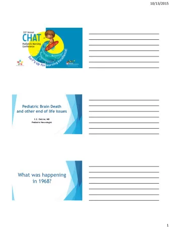 What was happening  in 1968?  1  10/13/2015  Apollo 8 orbits the Moon  747 Jumbo Jet introduced