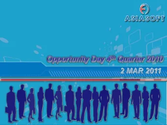 Agenda  Industry Overview 2010  Success in 2010  Performance 2010  Next Step in 2011  Page 2  Page