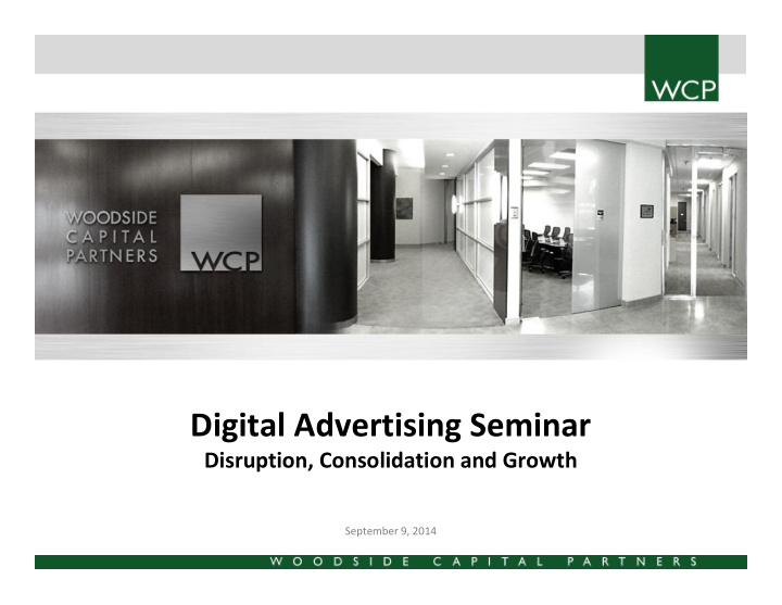 digital advertising seminar