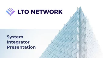 System  Integrator  Presentation  Collaborating on  multi-stakeholder processes  When we