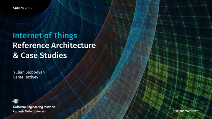 internet of things reference architecture case studies
