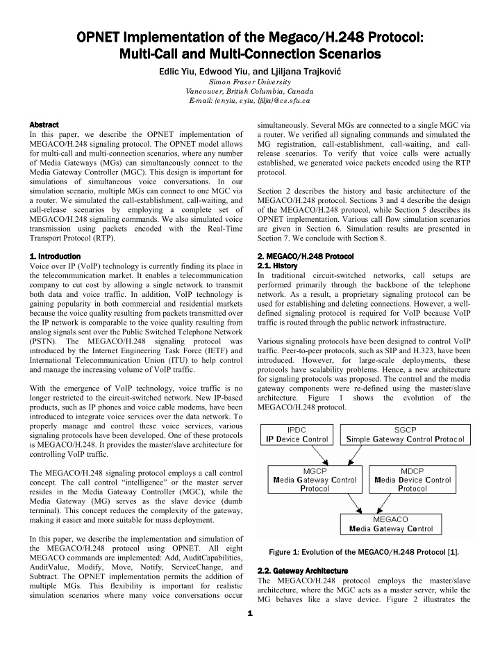 opnet implementation of opnet implementation of opnet