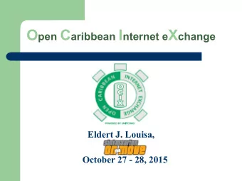 OCIX ORGANIZATION l OCIX is a non-profit, neutral and independent,  professional exchange. l On the