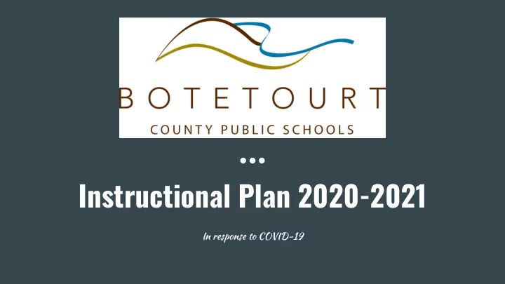 instructional plan 2020 2021