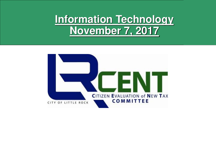 november 7 2017 information technology november 7 2017