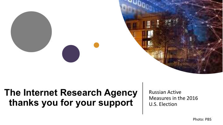 the internet research agency