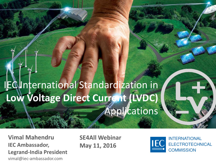 low voltage direct current lvdc
