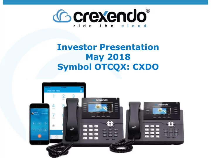 investor presentation