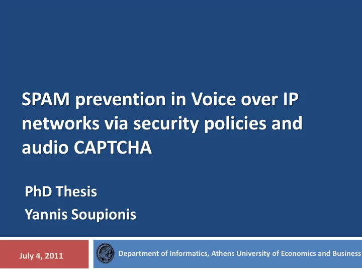 networks via security policies and