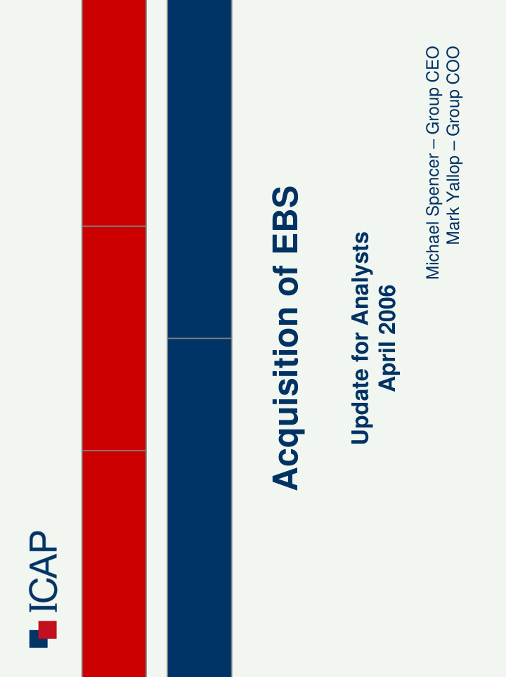 acquisition of ebs