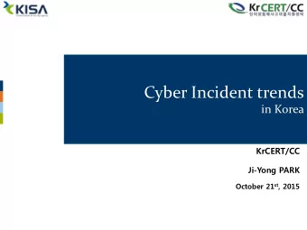Chronological order in Internet Incidents event  Targeting Enterprise/Government using DDoS