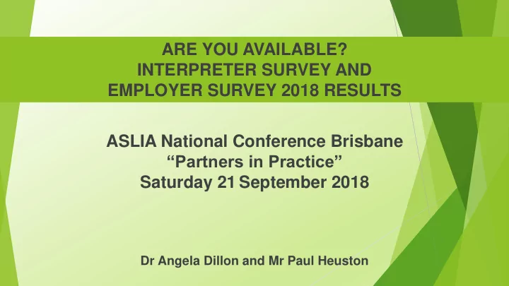 employer survey 2018 results