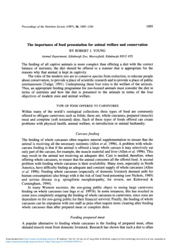 BY ROBERT J. YOUNG zyxwvutsrqponmlkjihgfedcbaZYXWVUTSRQPONMLKJIHGFEDCBA Department, Edinburgh