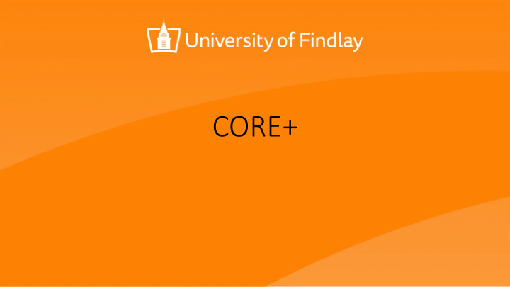 core degree requirements