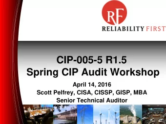 CIP-005-5 R1.5  Spring CIP Audit Workshop  April 14, 2016  Scott Pelfrey, CISA, CISSP, GISP, MBA
