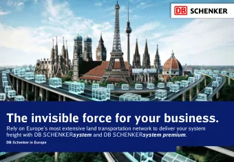 The invisible force for your business.  Rely on Europes most extensive land transportation