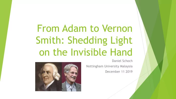 on the invisible hand