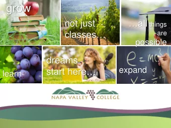 grow all things  not just  classes  are  possible  dreams s tart here  expand  learn