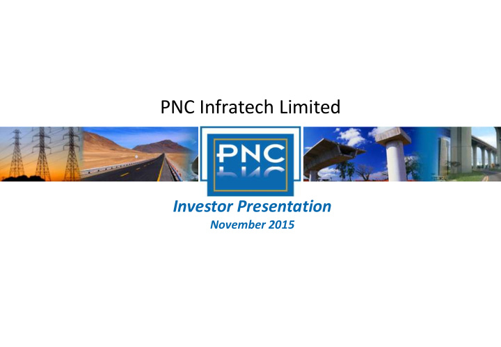 pnc infratech limited