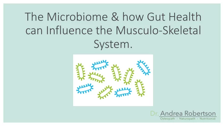 the microbiome amp how gut health can influence the
